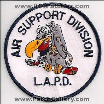 Los Angeles Police Department Air Support Division (California)
Thanks to EmblemAndPatchSales.com for this scan.
Keywords: l.a.p.d. lapd helicopter