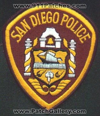 San Diego Police (California)
Thanks to EmblemAndPatchSales.com for this scan.
