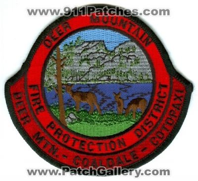 Deer Mountain Fire Protection District Patch (Colorado)
[b]Scan From: Our Collection[/b]
Keywords: mtn. coaldale cotopaxi
