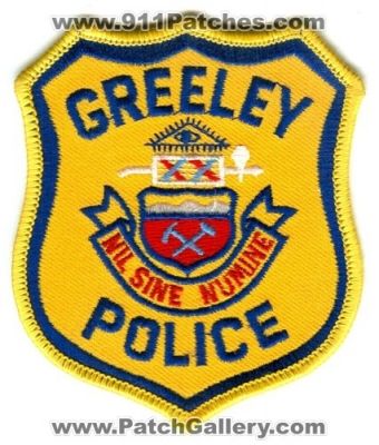 Greeley Police (Colorado)
Scan By: PatchGallery.com
