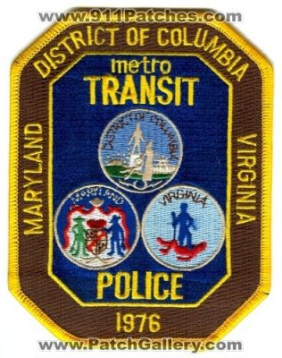 Metro Transit Police (Washington DC)
Scan By: PatchGallery.com
Keywords: district of columbia maryland virginia