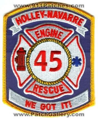 Holley-Navarre Engine Rescue 45 (Florida)
Scan By: PatchGallery.com
