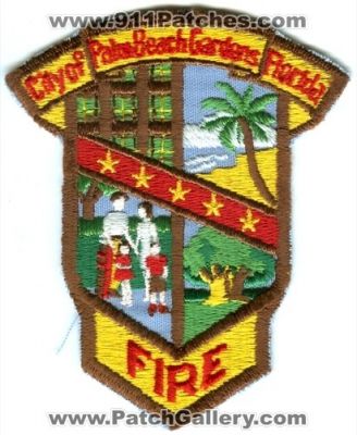 Palm Beach Gardens Fire Department Patch (Florida)
Scan By: PatchGallery.com
Keywords: city of dept.