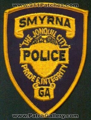 Smyrna Police
Thanks to EmblemAndPatchSales.com for this scan.
Keywords: georgia