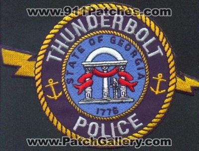 Thunderbolt Police
Thanks to EmblemAndPatchSales.com for this scan.
Keywords: georgia