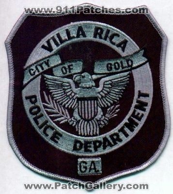 Villa Rica Police Department
Thanks to EmblemAndPatchSales.com for this scan.
Keywords: georgia