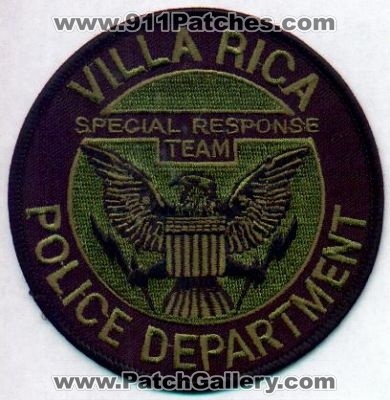Villa Rica Police Department Special Response Team
Thanks to EmblemAndPatchSales.com for this scan.
Keywords: georgia