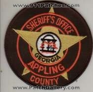 Appling County Sheriff's Office
Thanks to BlueLineDesigns.net for this scan.
Keywords: georgia sheriffs