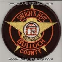 Bulloch County Sheriff's Dept
Thanks to BlueLineDesigns.net for this scan.
Keywords: georgia sheriffs department