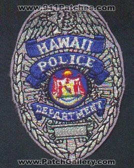 Hawaii Police Department
Thanks to EmblemAndPatchSales.com for this scan.
