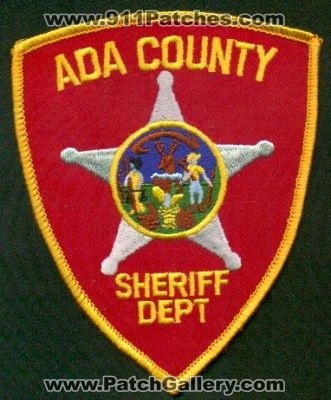 Ada County Sheriff Dept
Thanks to EmblemAndPatchSales.com for this scan.
Keywords: idaho department