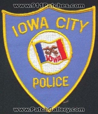 Iowa City Police
Thanks to EmblemAndPatchSales.com for this scan.
Keywords: iowa