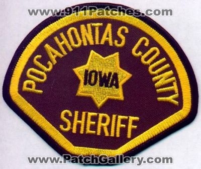 Pocahontas County Sheriff
Thanks to EmblemAndPatchSales.com for this scan.
Keywords: iowa