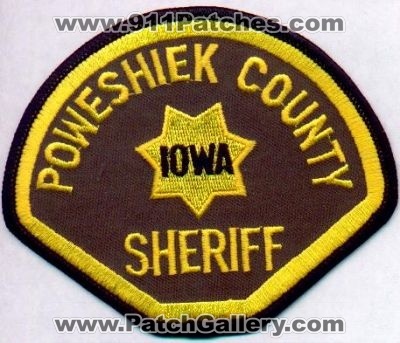 Poweshiek County Sheriff
Thanks to EmblemAndPatchSales.com for this scan.
Keywords: iowa