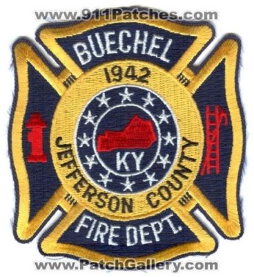 Buechel Fire Department Jefferson County Patch (Kentucky)
Scan By: PatchGallery.com
Keywords: dept. co. ky 1942