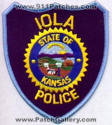 Iola Police
Thanks to EmblemAndPatchSales.com for this scan.
Keywords: kansas