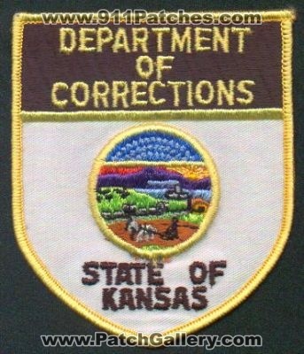 Kansas Department of Corrections
Thanks to EmblemAndPatchSales.com for this scan.
Keywords: doc