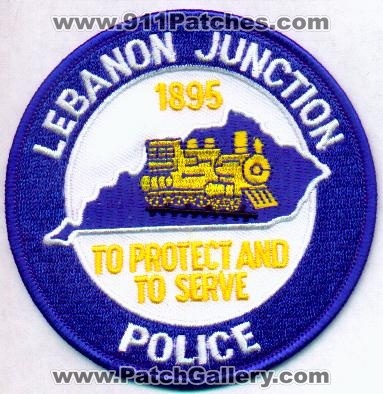 Lebanon Junction Police
Thanks to EmblemAndPatchSales.com for this scan.
Keywords: kentucky