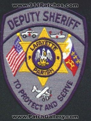 Lafayette Parish Sheriff Deputy
Thanks to EmblemAndPatchSales.com for this scan.
Keywords: louisiana