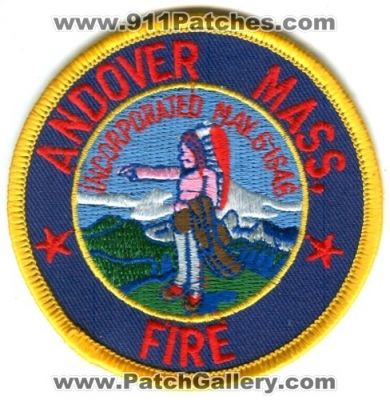 Andover Fire (Massachusetts)
Scan By: PatchGallery.com
Keywords: mass.