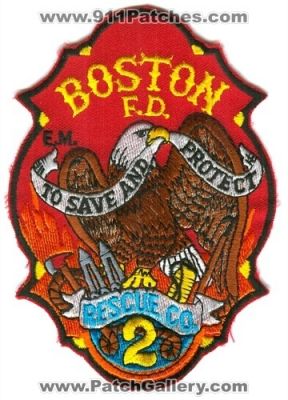 Boston Fire Department Rescue Company 2 Patch (Massachusetts)
Scan By: PatchGallery.com
Keywords: dept. bfd station f.d. fd co. to save and protect