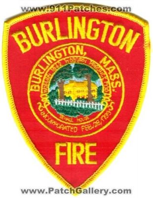 Burlington Fire Department (Massachusetts)
Scan By: PatchGallery.com
Keywords: dept. mass.