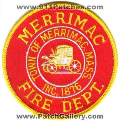 Merrimac Fire Department (Massachusetts)
Scan By: PatchGallery.com
Keywords: dept. town of mass.