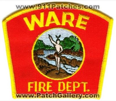 Ware Fire Department Patch (Massachusetts)
Scan By: PatchGallery.com
Keywords: dept.