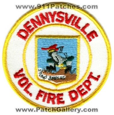 Dennysville Volunteer Fire Department (Maine)
Scan By: PatchGallery.com
Keywords: vol. dept.