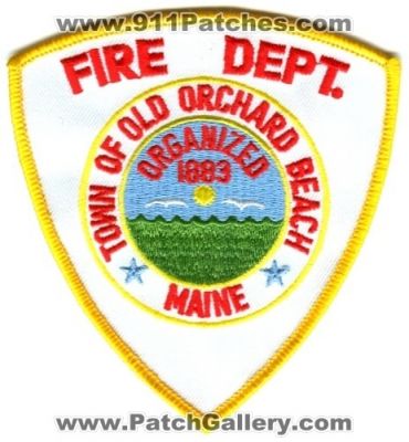 Old Orchard Beach Fire Department (Maine)
Scan By: PatchGallery.com
Keywords: town of dept.