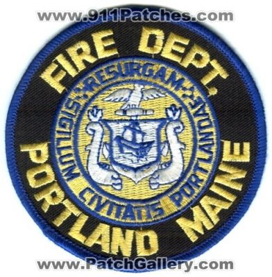 Portland Fire Department Patch (Maine)
Scan By: PatchGallery.com
Keywords: dept.