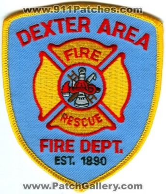 Dexter Area Fire Department Patch (Michigan)
Scan By: PatchGallery.com
Keywords: dept. rescue