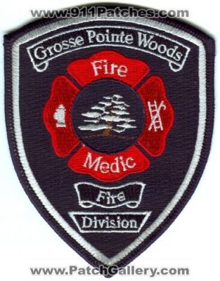 Grosse Pointe Woods Fire Division Medic (Michigan)
Scan By: PatchGallery.com
