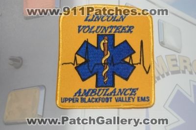 Lincoln Volunteer Ambulance Upper Blackfoot Valley EMS (Montana)
Thanks to Perry West for this picture.
