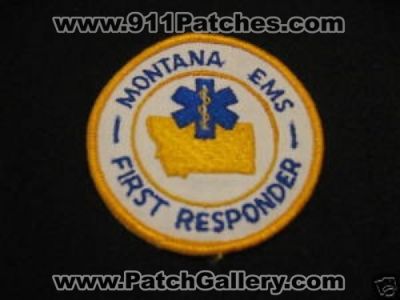 Montana State EMS First Responder (Montana)
Thanks to Perry West for this picture.
