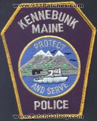 Kennebunk Police
Thanks to EmblemAndPatchSales.com for this scan.
Keywords: maine