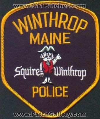 Winthrop Police
Thanks to EmblemAndPatchSales.com for this scan.
Keywords: maine