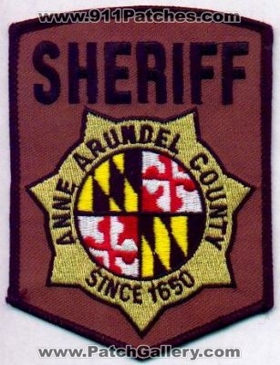 Anne Arundel County Sheriff
Thanks to EmblemAndPatchSales.com for this scan.
Keywords: maryland