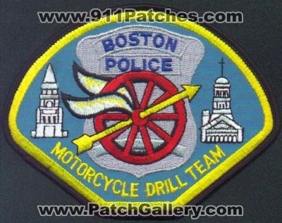 Boston Police Motorcycle Drill Team
Thanks to EmblemAndPatchSales.com for this scan.
Keywords: massachusetts