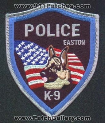 Easton Police K-9
Thanks to EmblemAndPatchSales.com for this scan.
Keywords: massachusetts k9