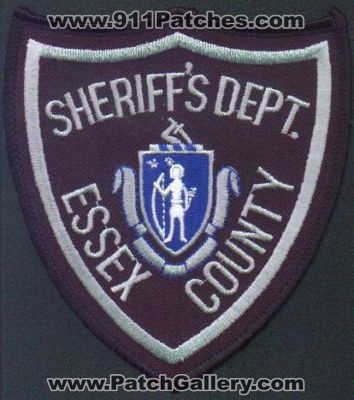 Essex County Sheriff's Dept
Thanks to EmblemAndPatchSales.com for this scan.
Keywords: massachusetts sheriffs department
