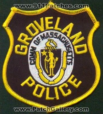Groveland Police
Thanks to EmblemAndPatchSales.com for this scan.
Keywords: massachusetts