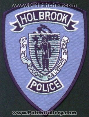 Holbrook Police
Thanks to EmblemAndPatchSales.com for this scan.
Keywords: massachusetts