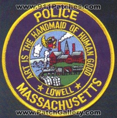 Lowell Police
Thanks to EmblemAndPatchSales.com for this scan.
Keywords: massachusetts
