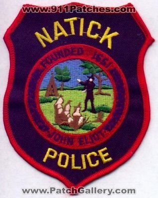 Natick Police
Thanks to EmblemAndPatchSales.com for this scan.
Keywords: massachusetts