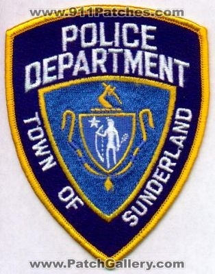 Sunderland Police Department
Thanks to EmblemAndPatchSales.com for this scan.
Keywords: massachusetts town of