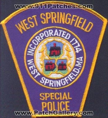 West Springfield Special Police
Thanks to EmblemAndPatchSales.com for this scan.
Keywords: massachusetts
