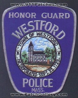 Westford Police Honor Guard
Thanks to EmblemAndPatchSales.com for this scan.
Keywords: massachusetts town of