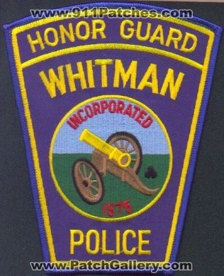 Whitman Police Honor Guard
Thanks to EmblemAndPatchSales.com for this scan.
Keywords: massachusetts