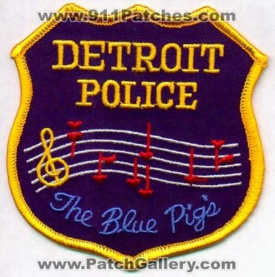 Detroit Police Band
Thanks to EmblemAndPatchSales.com for this scan.
Keywords: michigan
